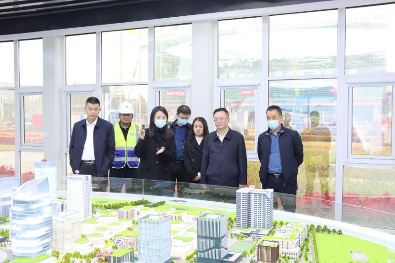 2022年11月，岳陽(yáng)市人大常委會(huì)副主任喻文赴岳陽(yáng)自貿(mào)片區(qū)產(chǎn)業(yè)綜合體項(xiàng)目調(diào)研